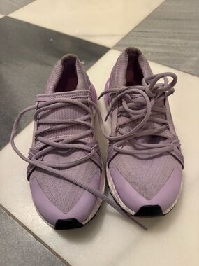 Adidas by Stella McCartney Women’s Lavender Knit Lace-Up Sneakers